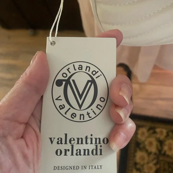 NWT Valentino Orlandoi White Quilted Cross Body - Picture 8 of 9